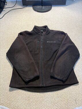 West Wing Aviation Fleece Full-Zip Jacket in Black